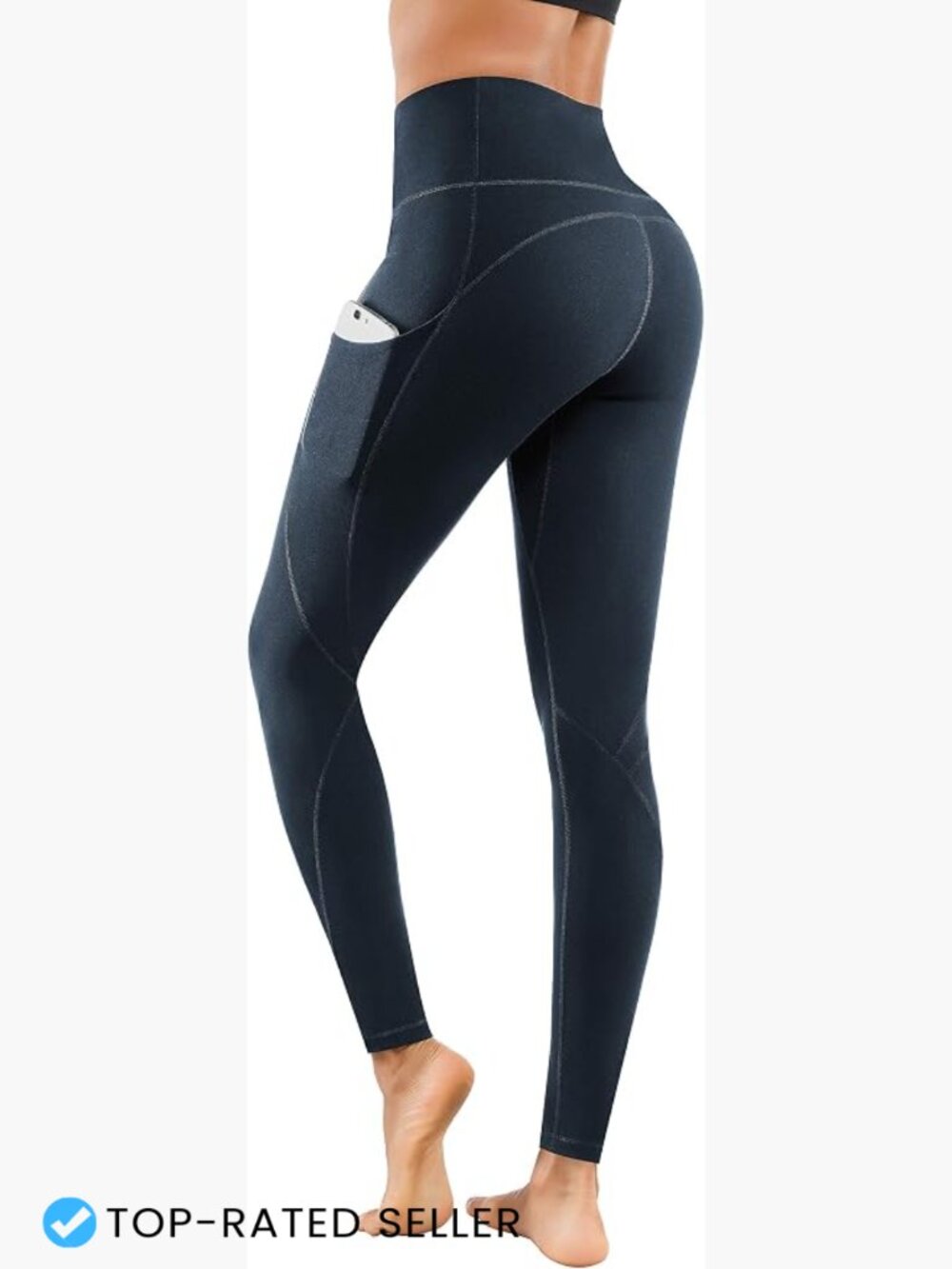 High Waist Yoga Pants with Pockets Stretch Soft Leggings for Women Active